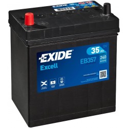 EXIDE ΜΠΑΤΑΡΙΑ ΑΥΤΟΚΙΝΗΤΟΥ EXCELL 35AH EB357