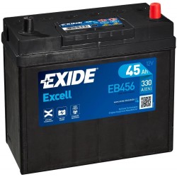 EXIDE ΜΠΑΤΑΡΙΑ ΑΥΤΟΚΙΝΗΤΟΥ EXCELL 45AH EB456