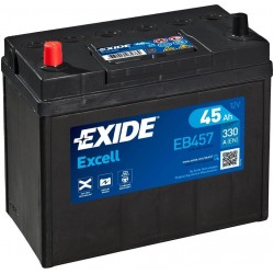 EXIDE ΜΠΑΤΑΡΙΑ ΑΥΤΟΚΙΝΗΤΟΥ EXCELL 45AH EB457