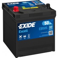 EXIDE ΜΠΑΤΑΡΙΑ ΑΥΤΟΚΙΝΗΤΟΥ EXCELL 50AH EB505