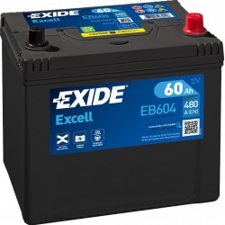 EXIDE ΜΠΑΤΑΡΙΑ ΑΥΤΟΚΙΝΗΤΟΥ EXCELL 60AH EB604