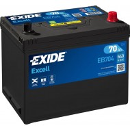 EXIDE ΜΠΑΤΑΡΙΑ ΑΥΤΟΚΙΝΗΤΟΥ EXCELL 70AH EB704